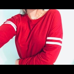 Red sweatshirt